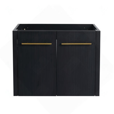 24" Wall-Mounted Bathroom Vanity Cabinet Base (Sink Not Included)