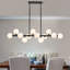 Lustre linéaire moderne en verre bullé 12 lumières à intensité variable Spoutnik-635378634-626116815