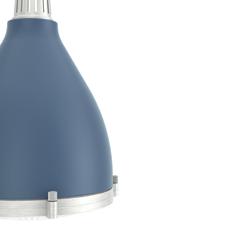 Bluff View 3 - Light Dome Pendant, Flat Matte Black, Small, 1 Light