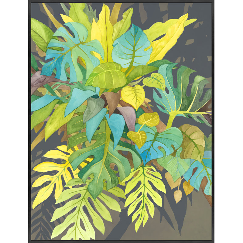 Dans le feuillage II, H 41,5 po x l 31,5 po