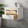Draven 24'' Single Bathroom Vanity with Porcelain Top