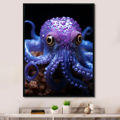 Purple Squid Enigmatic Cephalopod - Octopus/Squid Canvas Prints