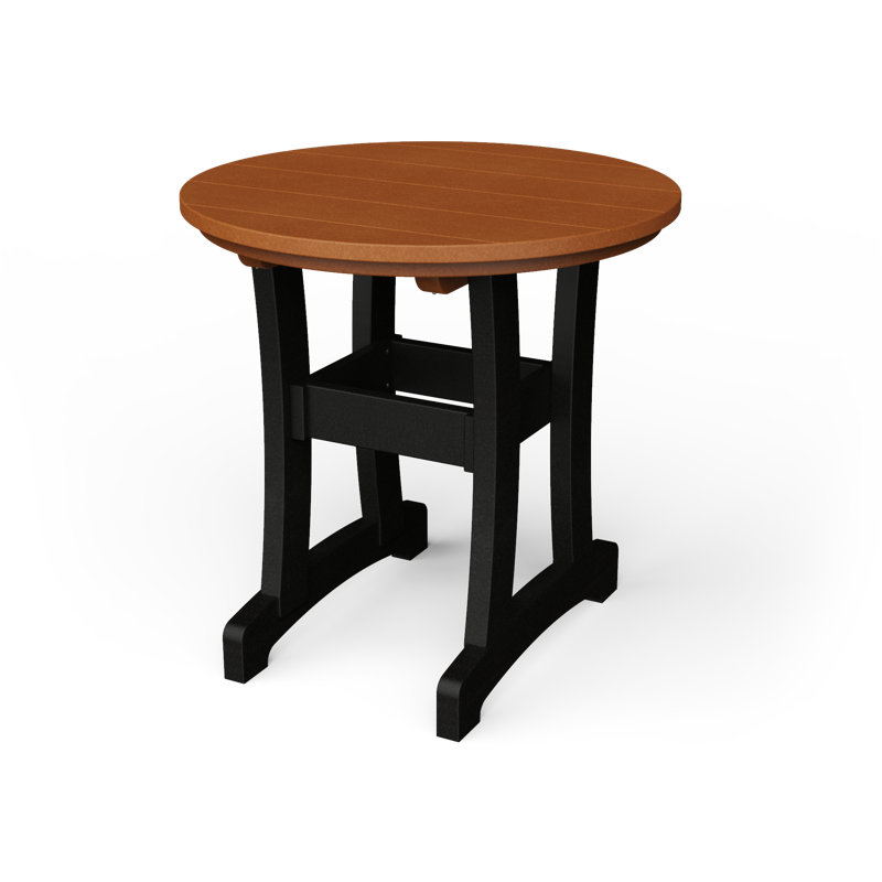 Table de salle à manger Stella, H 30 po x l 30 po x P 30 po, Cèdre / noir