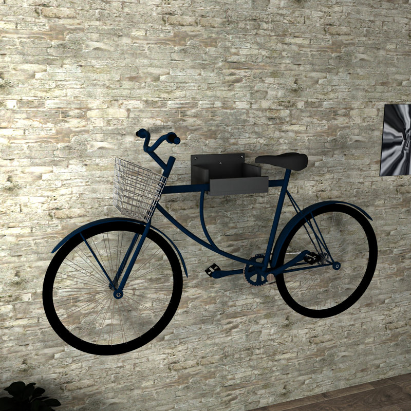 Aayanah Manufactured Wood Wall Mounted Multi-Use Bike Rack