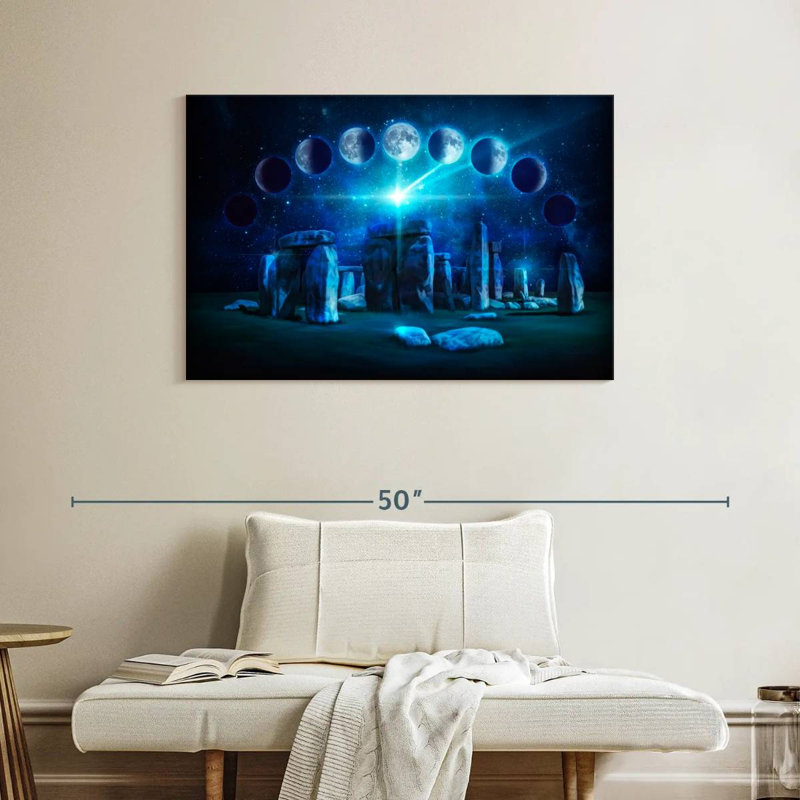 Phases de lune Kavia Stonehenge, H 26 po x l 39 po