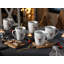 Luna Porcelain China Dinnerware Set 18 Piece - Service for 6
