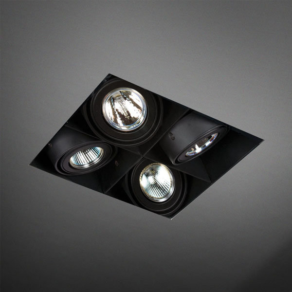 Remodel Recessed Lighting Housing, Black