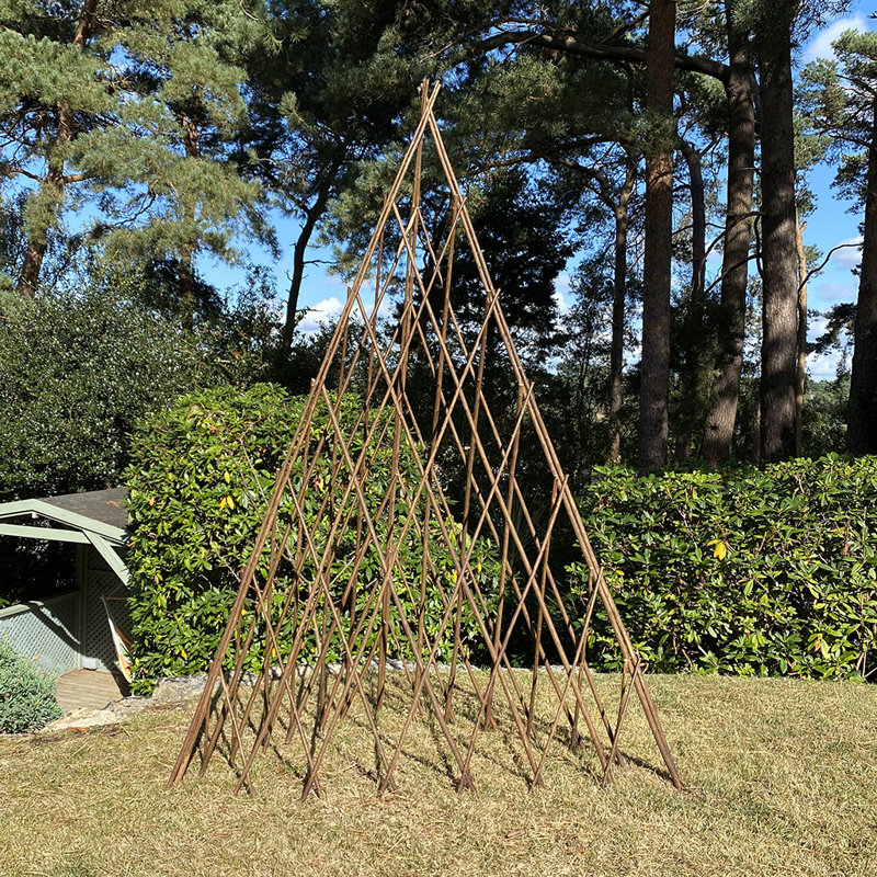 Allmond Wood Expanding Trellis, 150"H x 45" W x 45" D