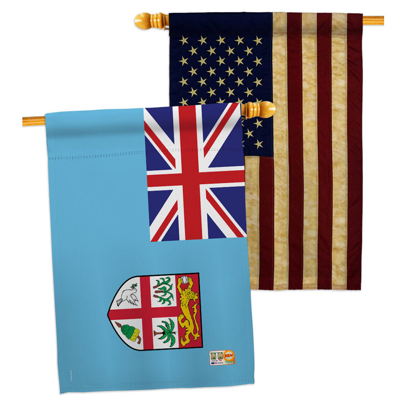 Double Sided 40'' H x 28'' W Polyester House Flag