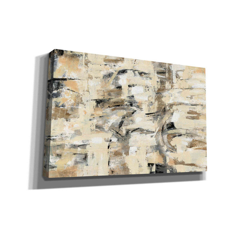 «Tone On Tone» par Silvia Vassileva, art mural sur toile, H 26 po x l 40 po x P 1,5 po