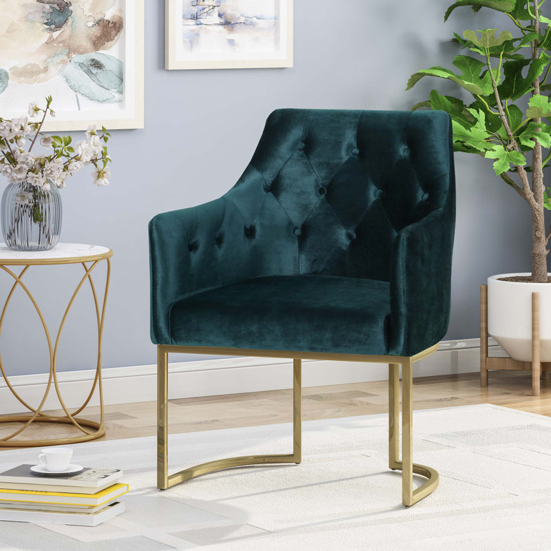 Fauteuil club moderne, Sarcelle