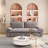 73.2" Queen 3 In 1 Convertible Pull Out Sleeper Sofa Bed-803088183