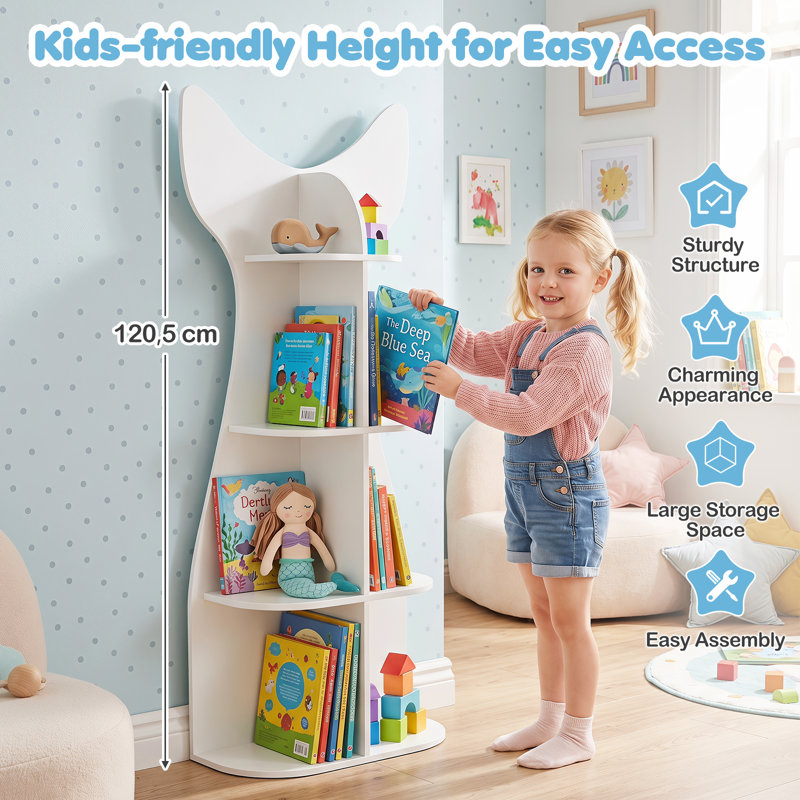 20.5 cm H x 120 cm W Bookcase