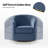 Altheimer Velvet Swivel Accent Chair-474468065