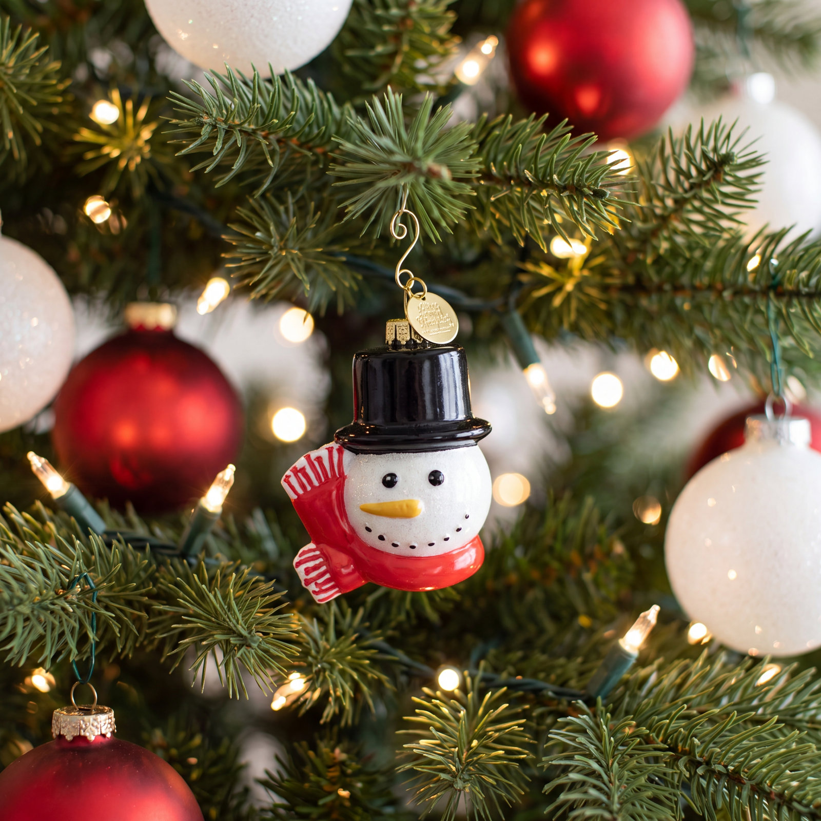 3.9'' Glass Hanging Figurine Ornament