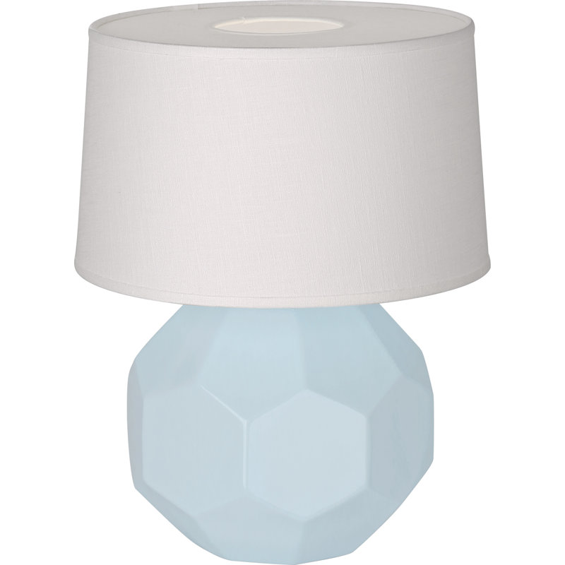 Franklin Table Lamp, Baby Blue, 16.5" H x 12.5" W x 12.5" D