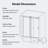 Frameless Single Sliding Shower Doors-127318000