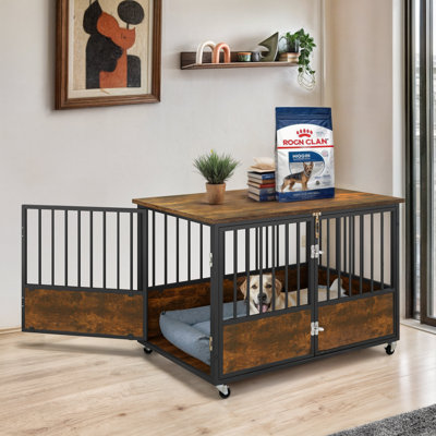 Versatile Wooden Dog Crate Furniture