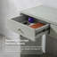 Console avec 3 tiroirs à pieds courbés pour le salon du vestibule-2093411204