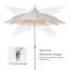 Parasol d'extérieur inclinable 108 po Kaia-1465647231-1426153804