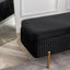 Banc de rangement rembourré en velours Miajah-251652326