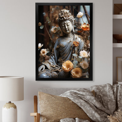Enlightened Pathways Buddhism In Temple III - Buddhism Wall Art