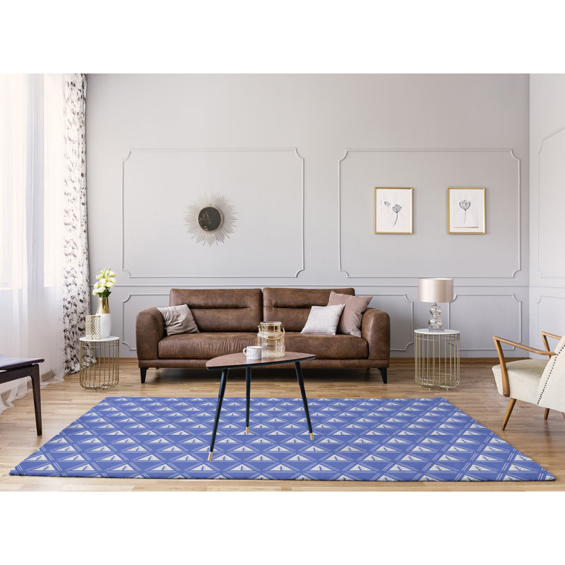 Chenille Geometric Indoor Rug, Rectangle 8' x 10'
