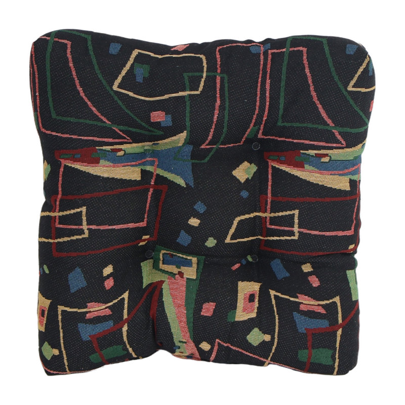 Ensemble de 4 coussins de chaise de salle à manger 19 po