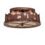 Rustic Lodge 3 - Light Flush Mount