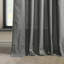 Paire de rideaux semi-transparents pour chambre à coucher Richardson - Paire de rideaux en coton texturé-491264650-442460458