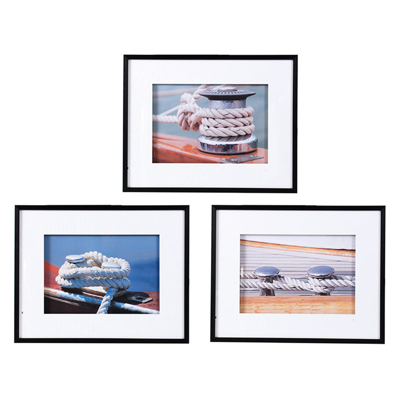 3 art mural 30 po x 24 po avec encadrement noir. Élément décoratif en plastique multicolore pour le salon, la chambre à coucher, le vestibule, le bureau. 29,9 x 1,2 x 23,6 pouces, cadre de 19,1 lb. Zone de décoration,