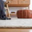 Tapis gris en laine / viscose touffeté à la main Rainey 600-562785697