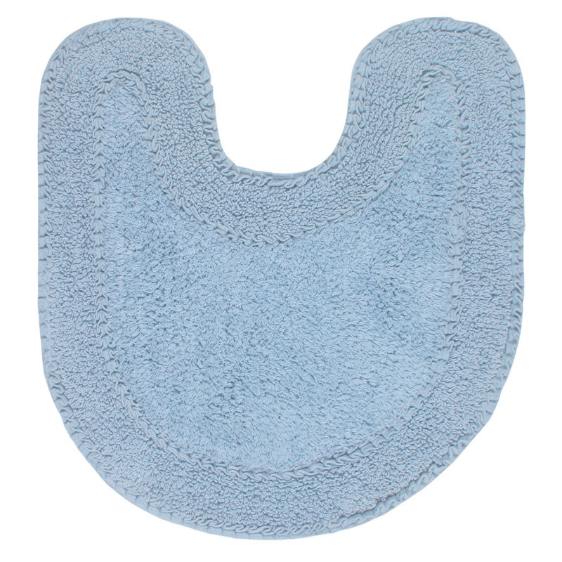 Tapis en coton Concetta, Bleu