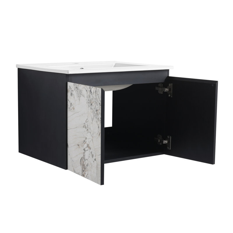 81 Base de meuble-lavabo simple mural 24 po 81