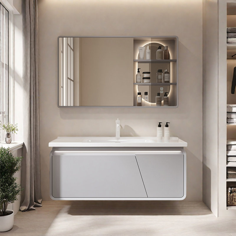 Armoire de salle de bain moderne et simple de style européen