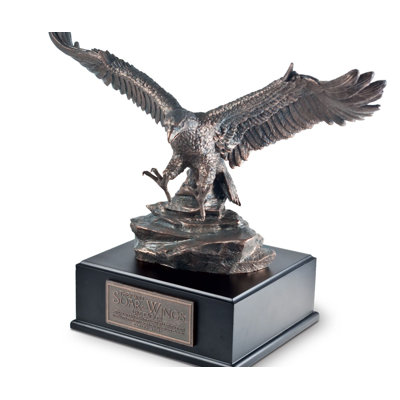 Sculpture Of Faith Soaring Eagle 14H