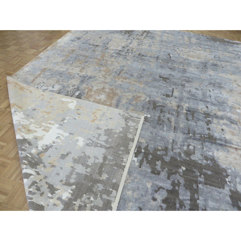 Hand Knotted Abstract Indoor Rug