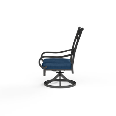 Monterey Swivel Sunbrella® Aluminum Patio Armchair