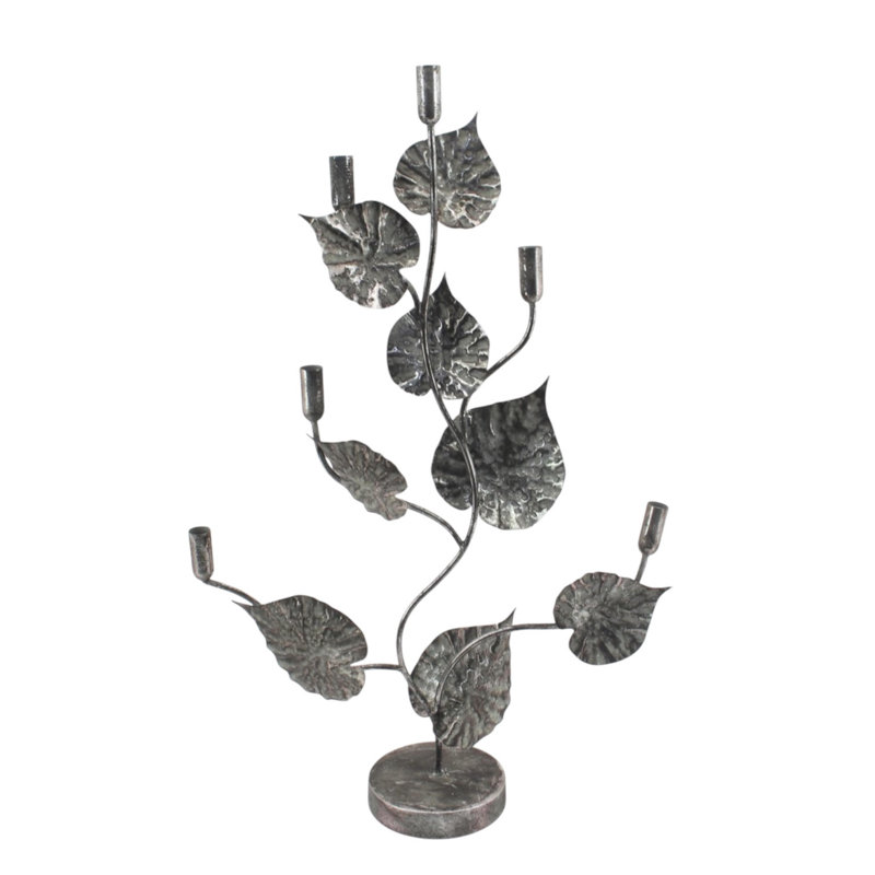 Metal Tabletop Candelabra