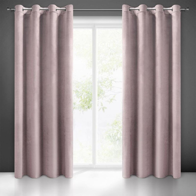 Blackout Curtain Single Panel, Powder