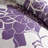 Printed Cotton Sateen Comforter Set Purple