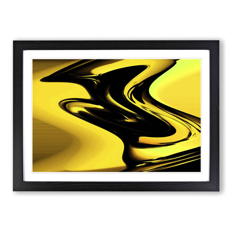 Single Picture Frame Print, Black