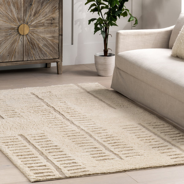 Union Rustic Finlay Modern Wool Machine Washable Area Rug | Wayfair