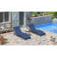 2-Piece Foldable "S"-Shaped Reclining Chaise Lounge Set With Adjustable Backrest And Foldable Rattan Coffee Table-108487673