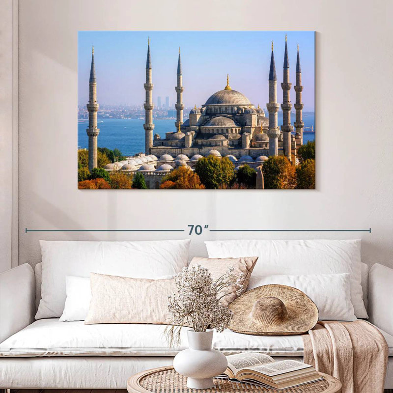 Kavia Sultan Ahmed Mosque, 32" H x 48" W