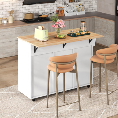 120 cm W Kitchen Island with Top