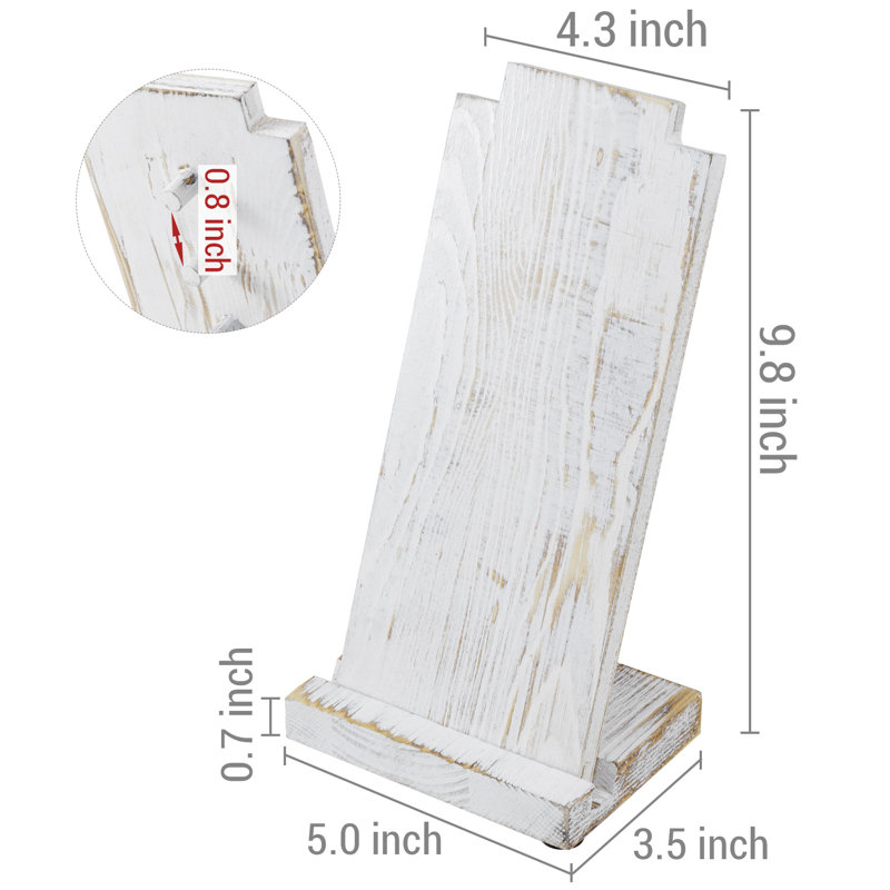 Solid Wood Necklace Jewellery Stand