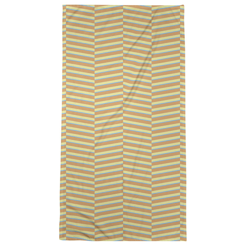 Jaya Beach Towel, Blue/Orange/Yellow