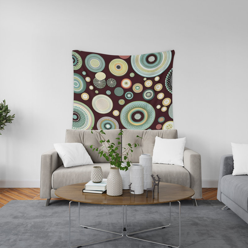 Tapisserie murale, H 80 po x l 68 po