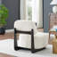 Chaise d'appoint moderne Solara avec structure en bois massif-1003521537